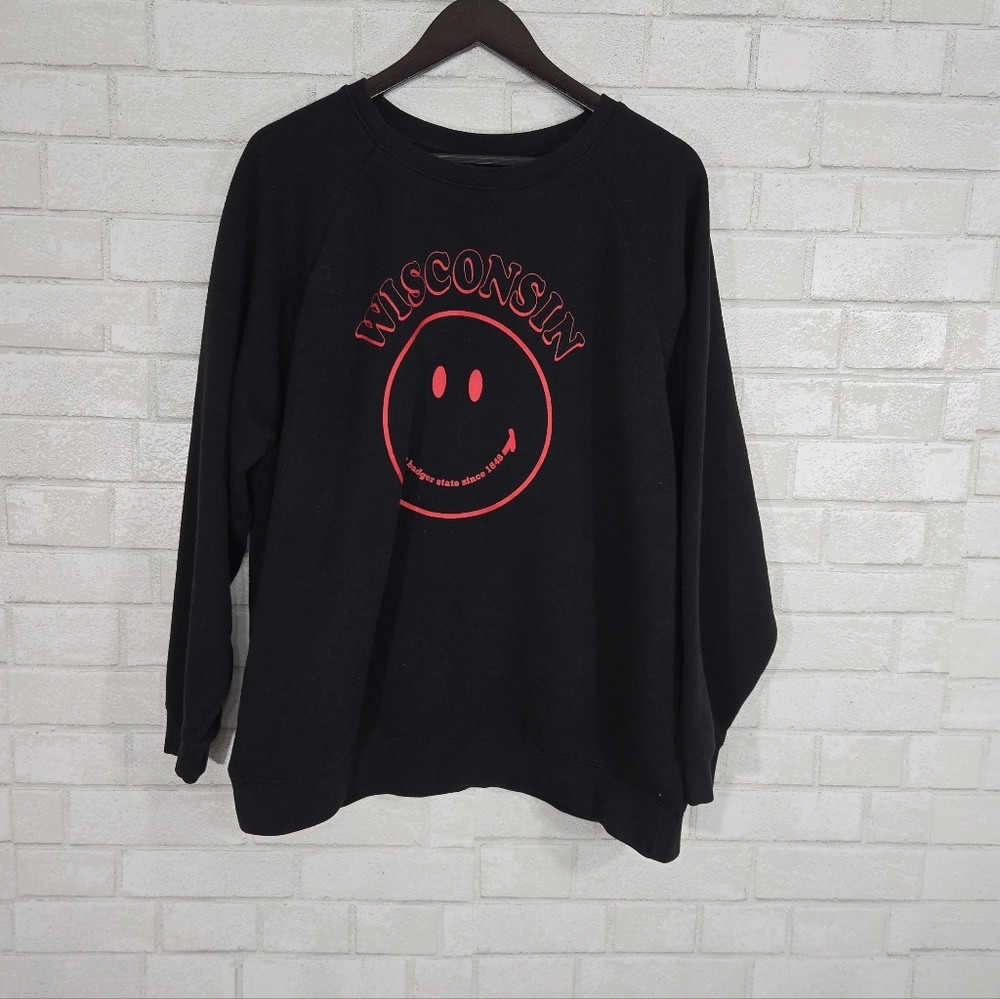 State of Mine Wisconsin crew-neck‎ sweatshirt